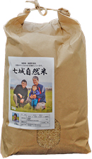 熊本県七城町　自然栽培米　ヒノヒカリ　玄米