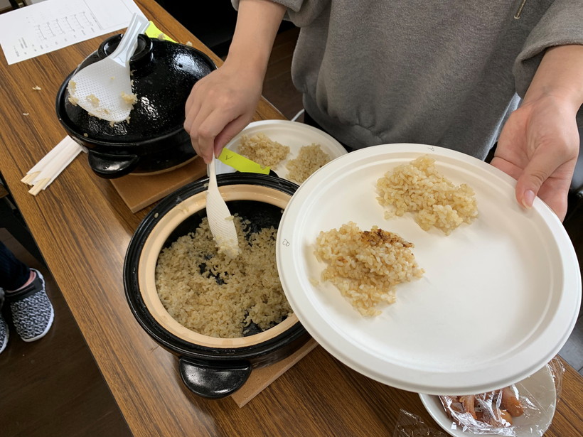 自然栽培米食べ比べ調査