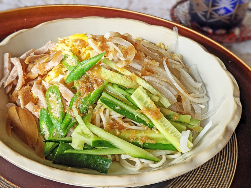 冨田自然栽培中華麺の冷麺