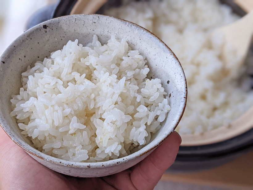 澤村自然栽培米あきまさりのご飯