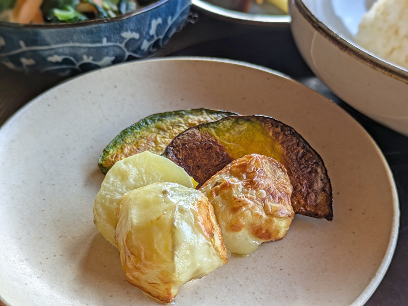 自然栽培野菜料理